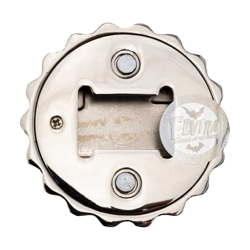 Elvira Kiss Me Flag Bottle Cap Opener