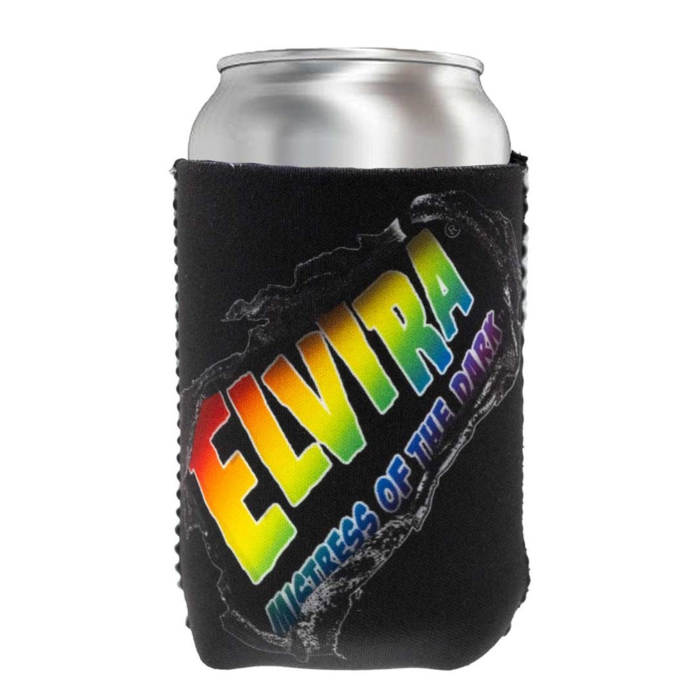Elvira Chest Burst Rainbow 12oz Can Cooler