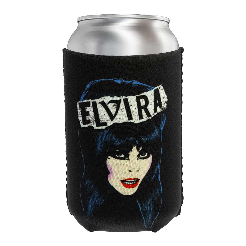 Elvira Punk Pop Art 12oz Can Cooler