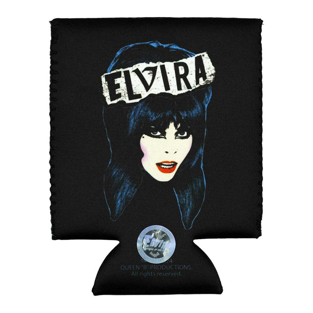 Elvira Punk Pop Art 12oz Can Cooler