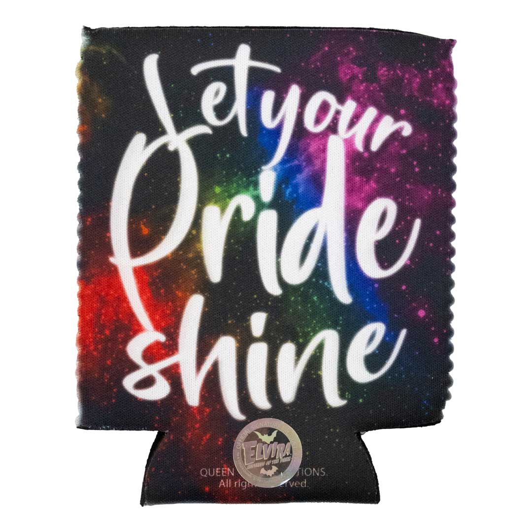 Elvira Let Pride Shine 12oz Can Cooler