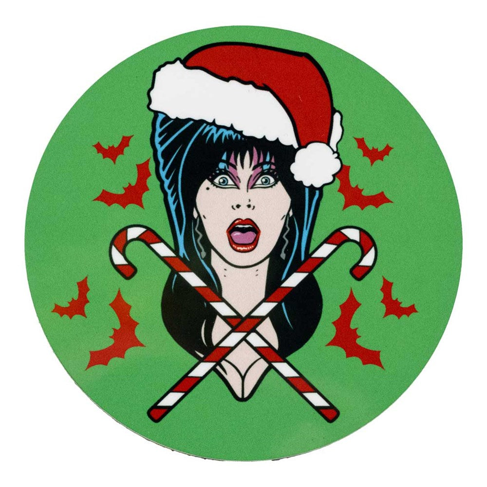 Elvira Sleigh All Day Round Green Coaster