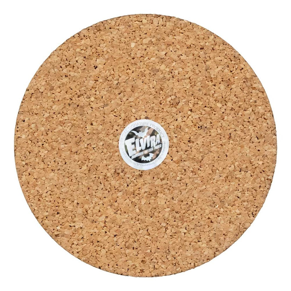 Elvira Retro Xmas Tree Round Coaster