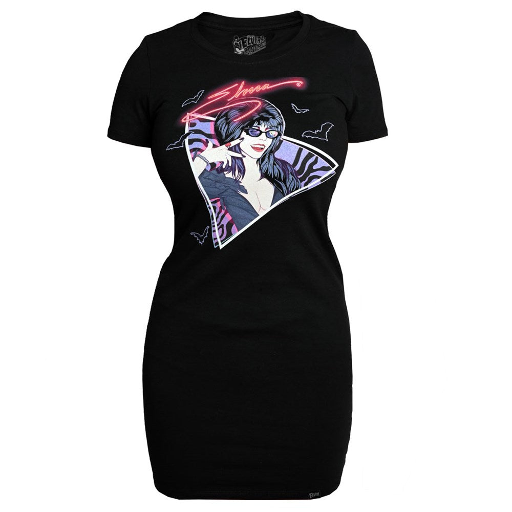 Elvira New Wave Bats Dress