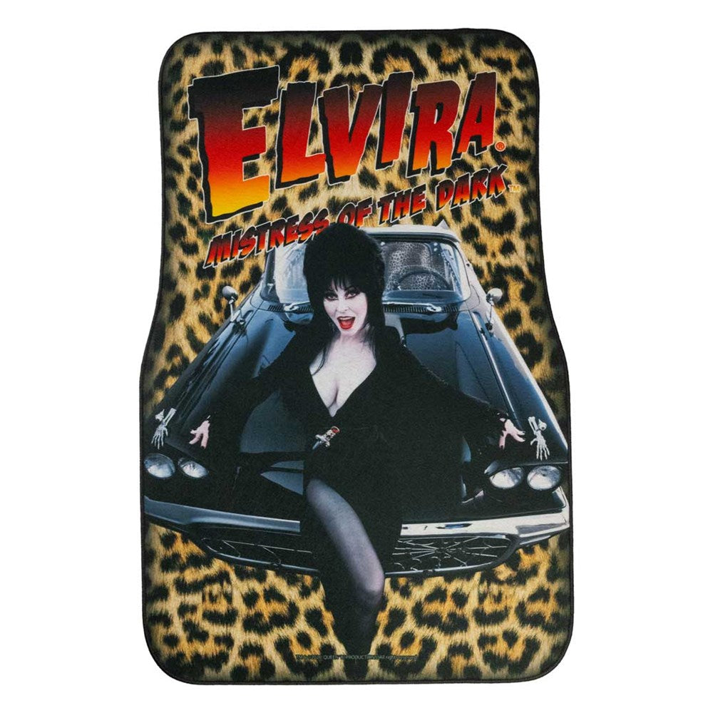 Elvira Macabre Leo Single Car Mat