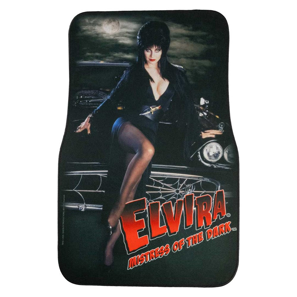 Elvira Macabre Mobile Moon Single Car Mat