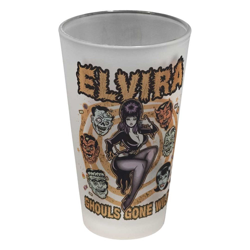 Elvira Ghouls Gone Wild Frosted Pint Glass