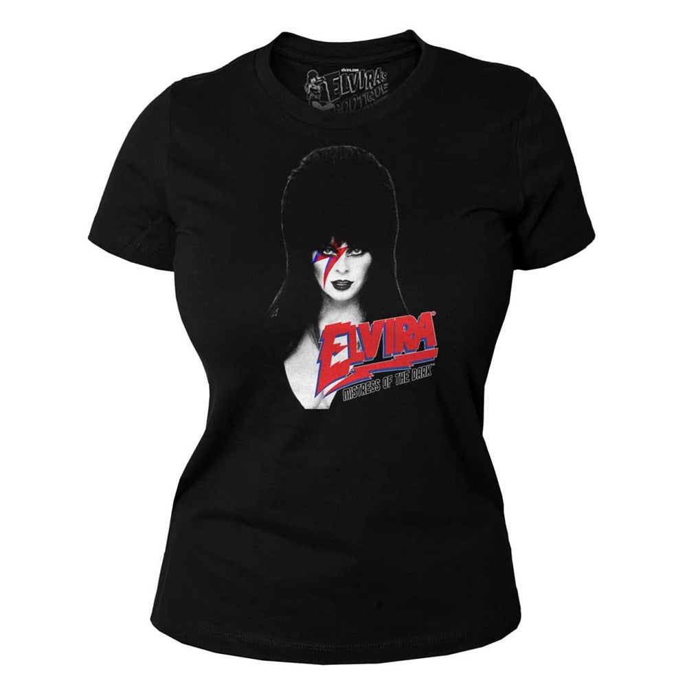 Elvira Bowie Bolt Womens Tee