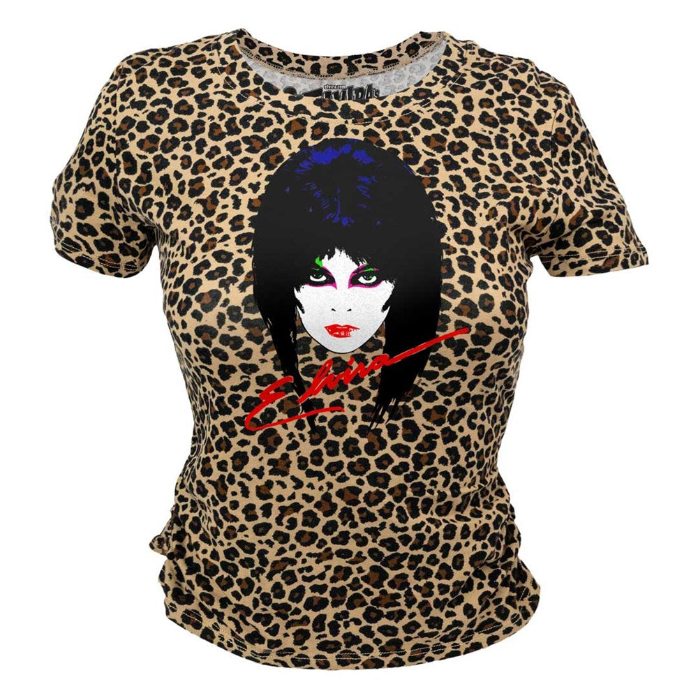 Elvira 80s Leopard Women's Tee