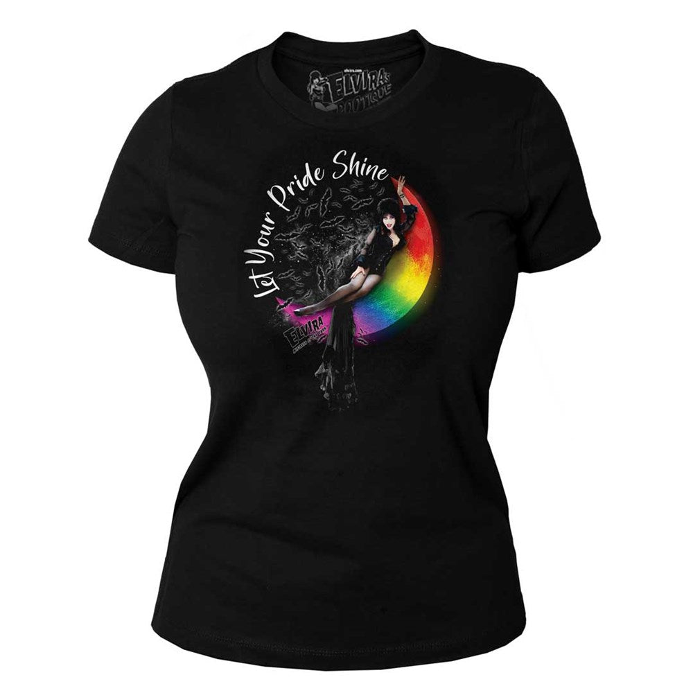 Elvira Let Pride Shine Womens Tee