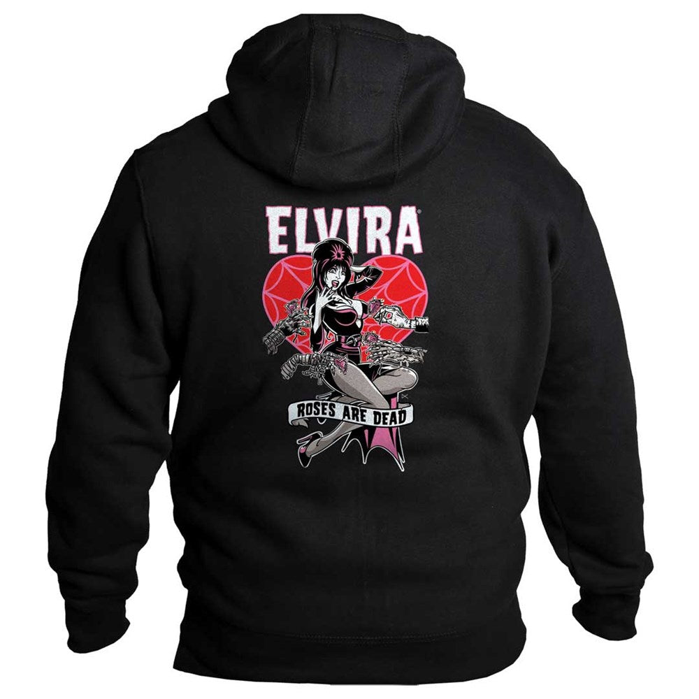 Elvira Roses Are Dead Mens Hoodie
