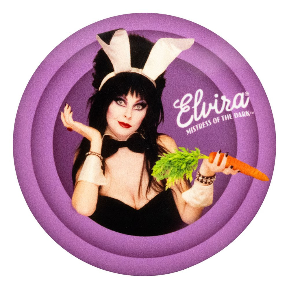 Elvira Bunny Tunes Round Magnet