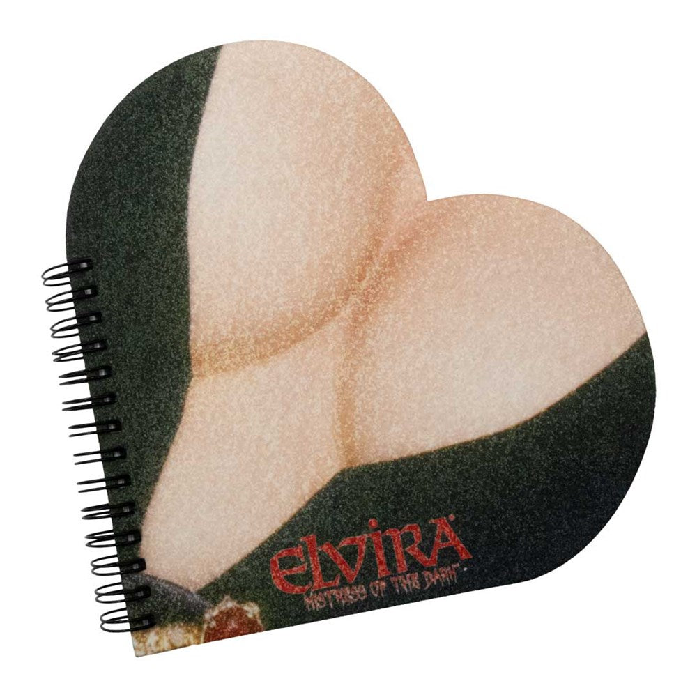 Elvira Chest Logo Heart Notebook