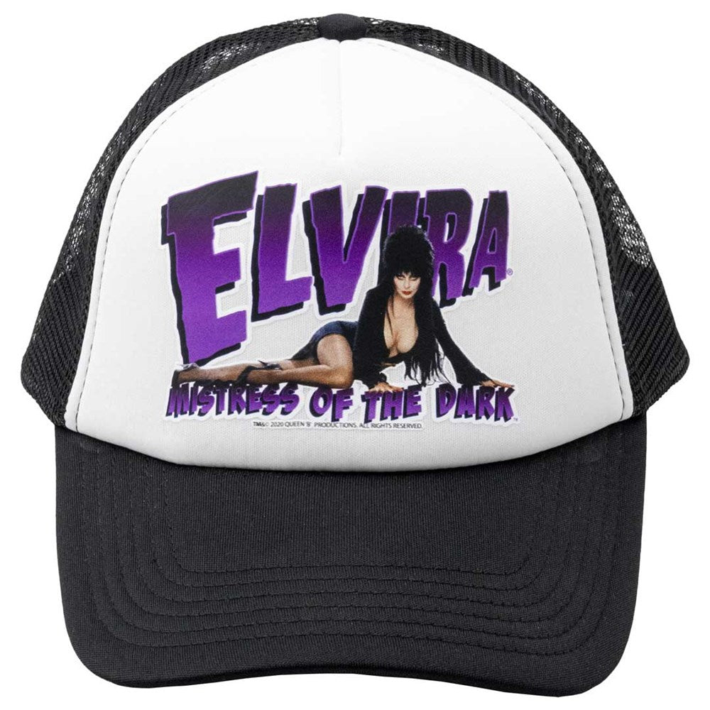 Elvira Purple Logo Trucker hat
