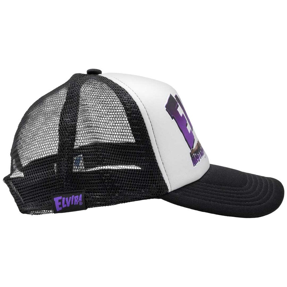 Elvira Purple Logo Trucker hat