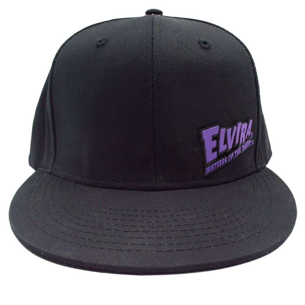 Elvira PVC Purple Logo Flat Bill Cap – Elviras Bootique