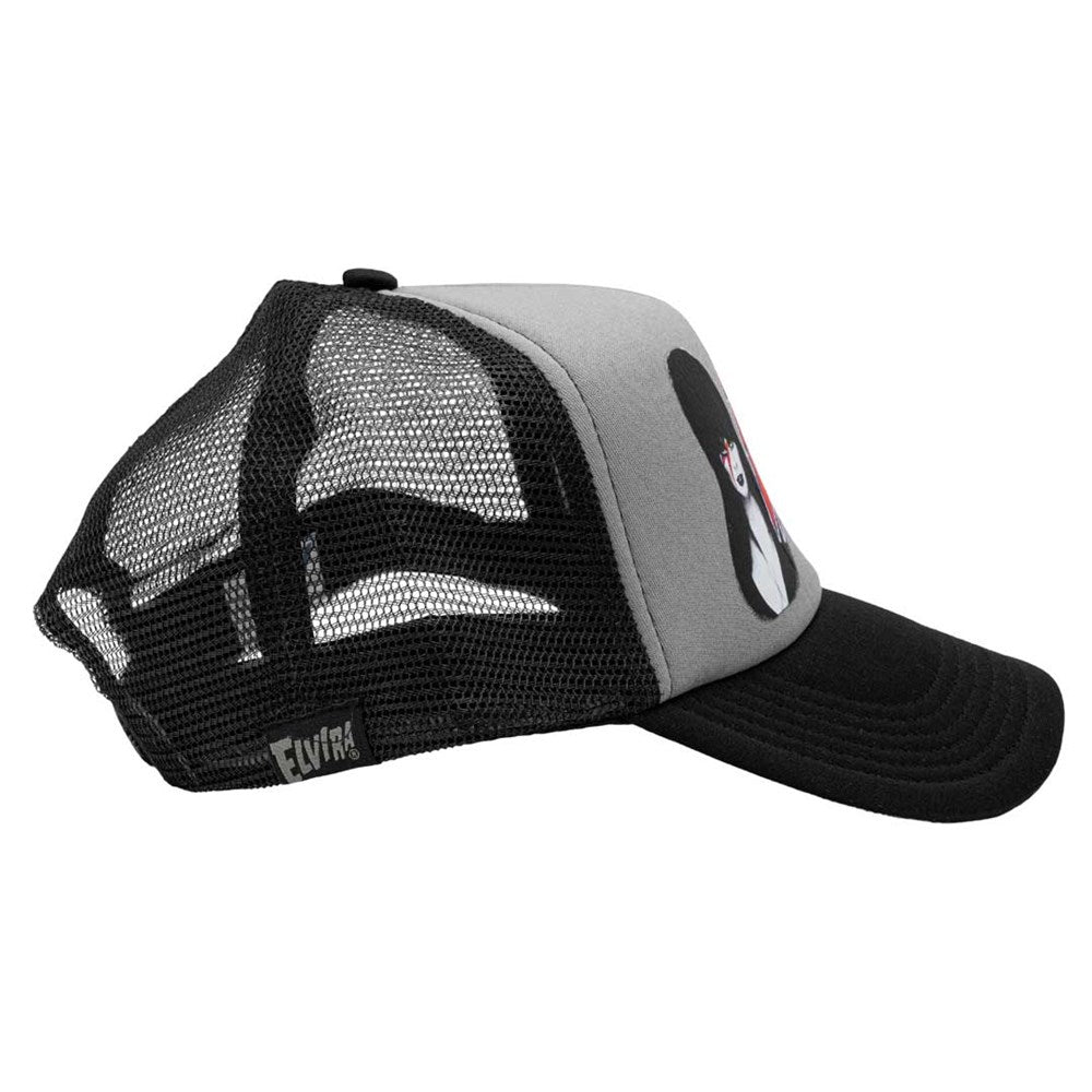 Elvira Bowie Bolt Grey Trucker Hat