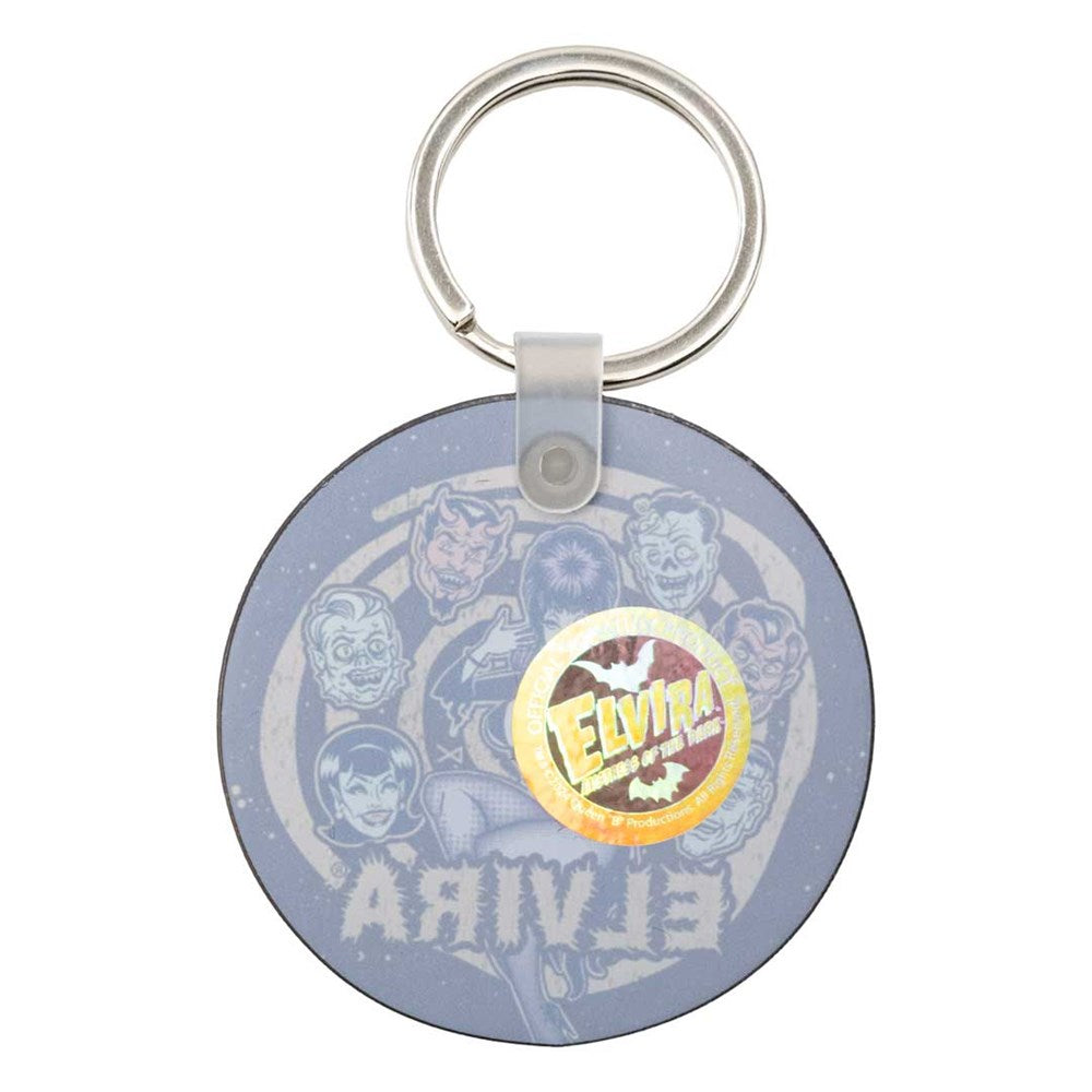 Elvira Ghouls Gone Wild Round Acrylic Keychain