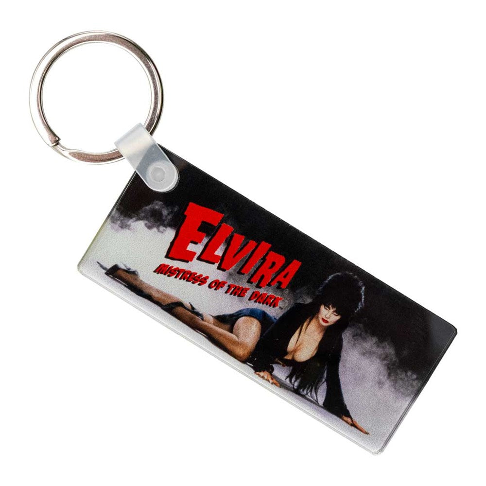 Elvira Lay Down Rectangle Acrylic Keychain