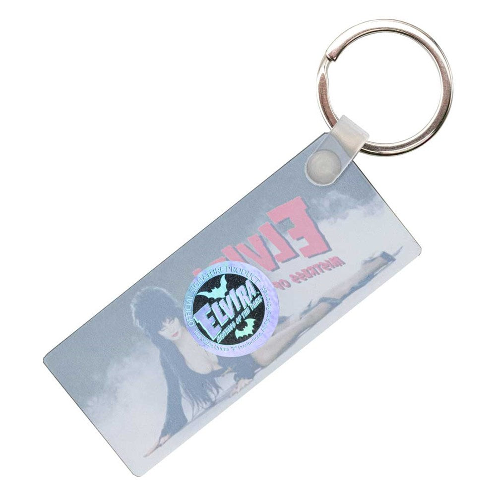 Elvira Lay Down Rectangle Acrylic Keychain