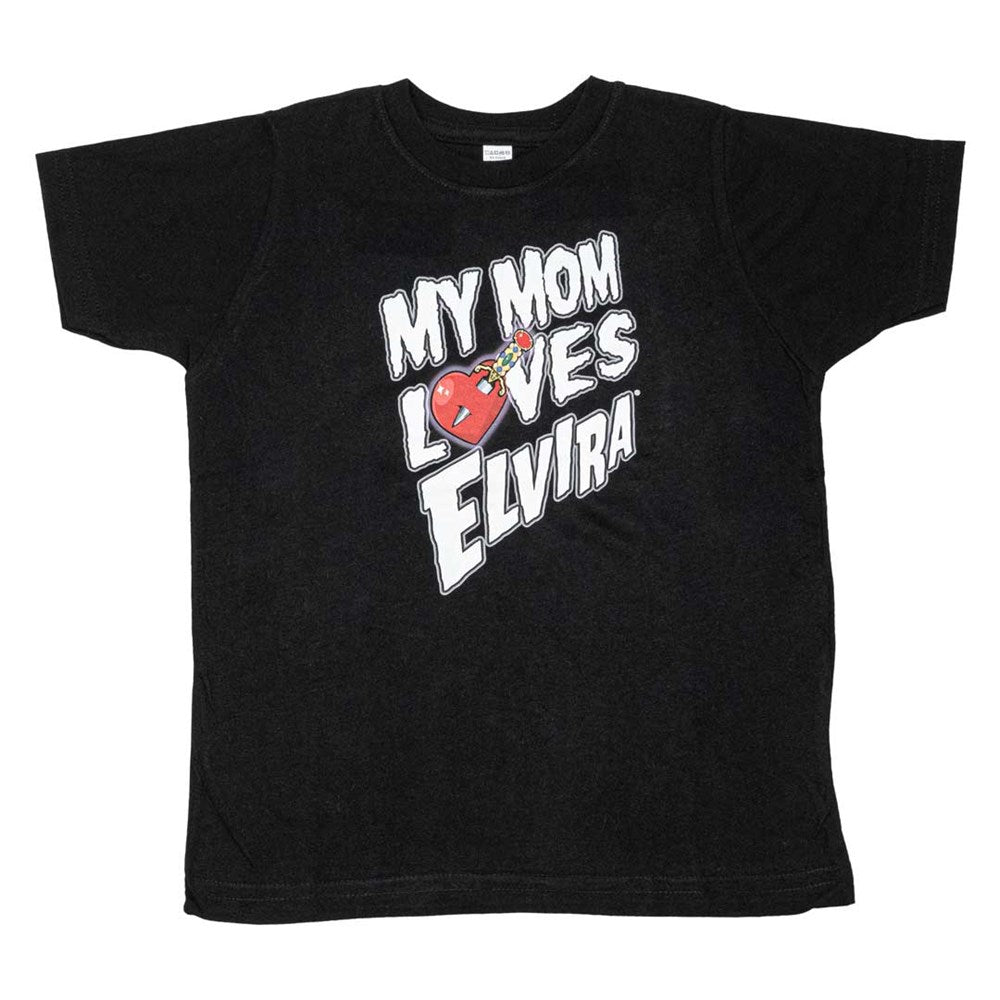 Mommy Loves Elvira Black Toddler Tee