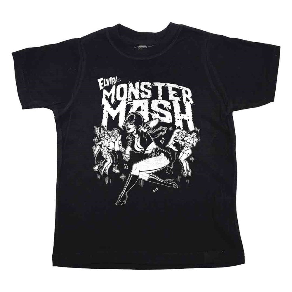 Elvira Monster Mash Toddler Black T-shirt