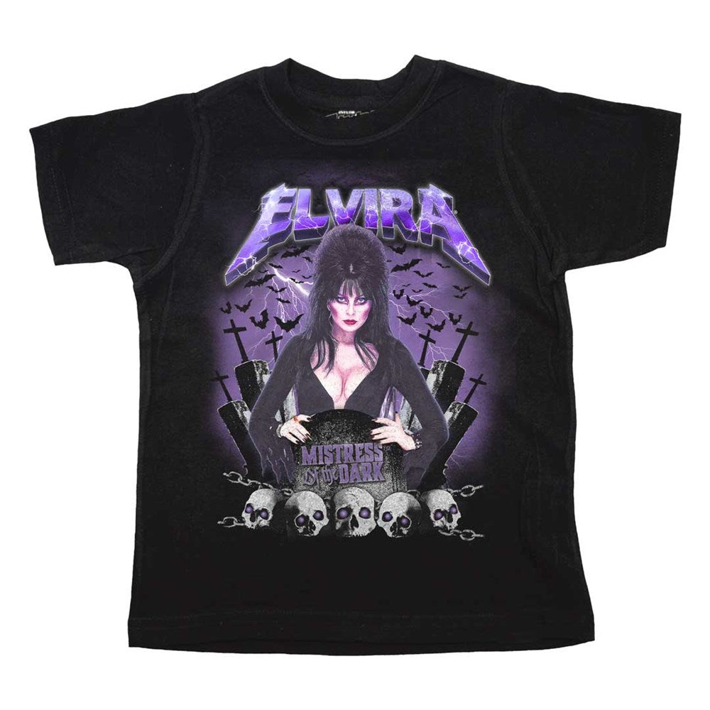 Elvira Ride The Bats Black Toddler T-shirt