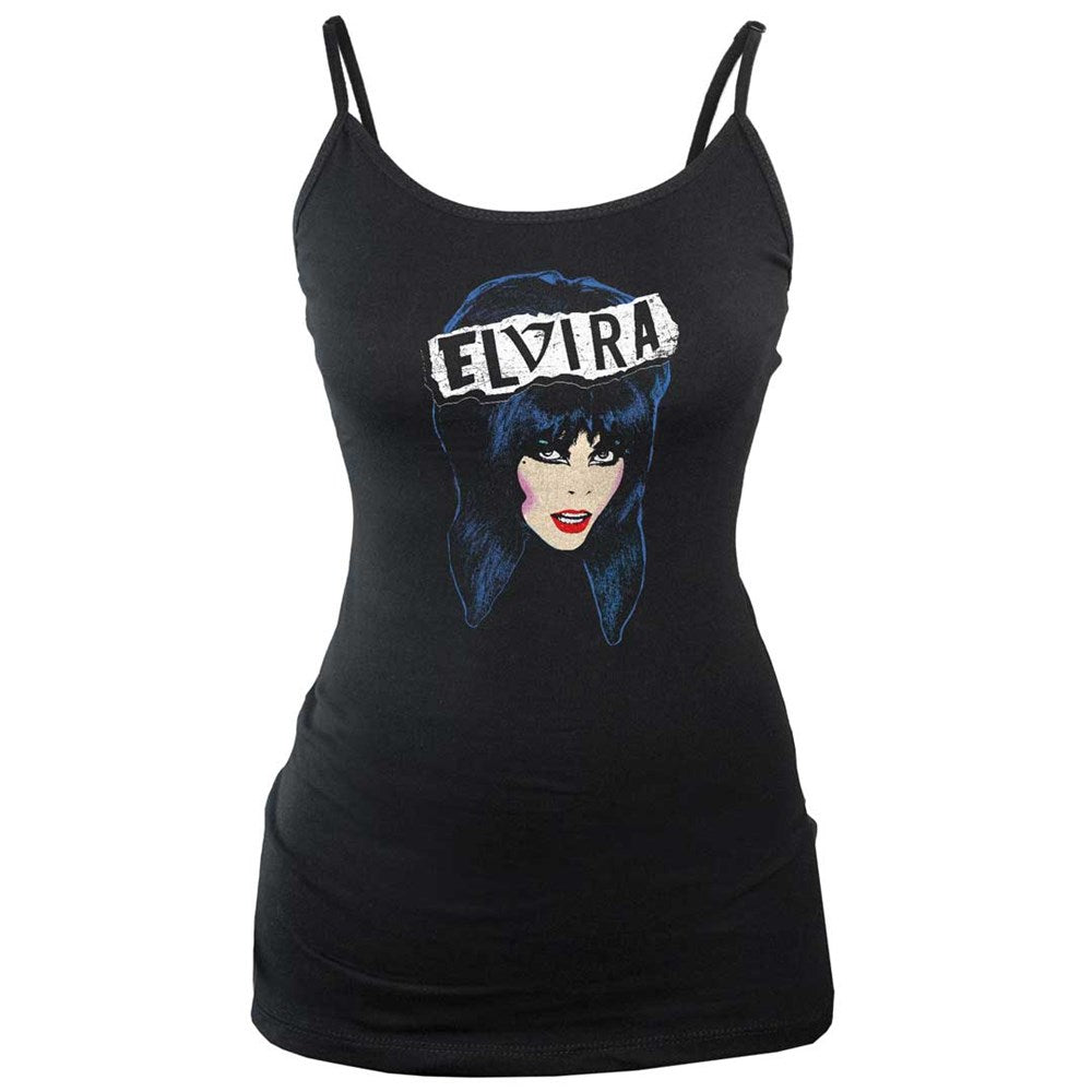 Elvira Pop Punk Art Long Cami Top