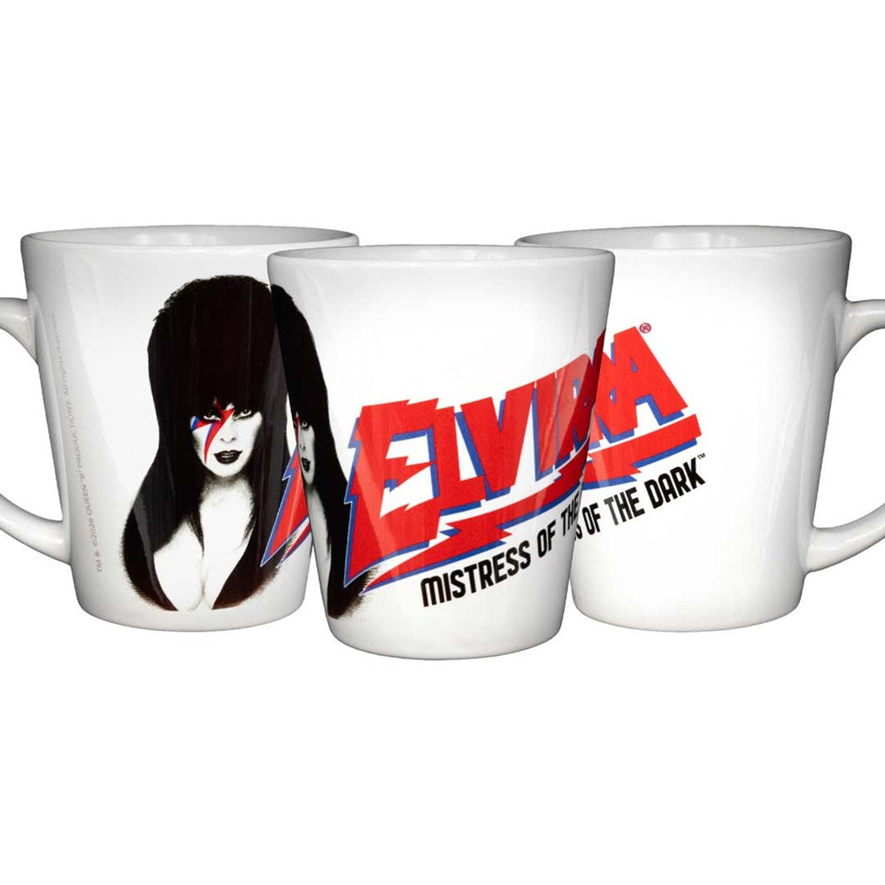Elvira Bowie Bolt 12oz Latte Mug
