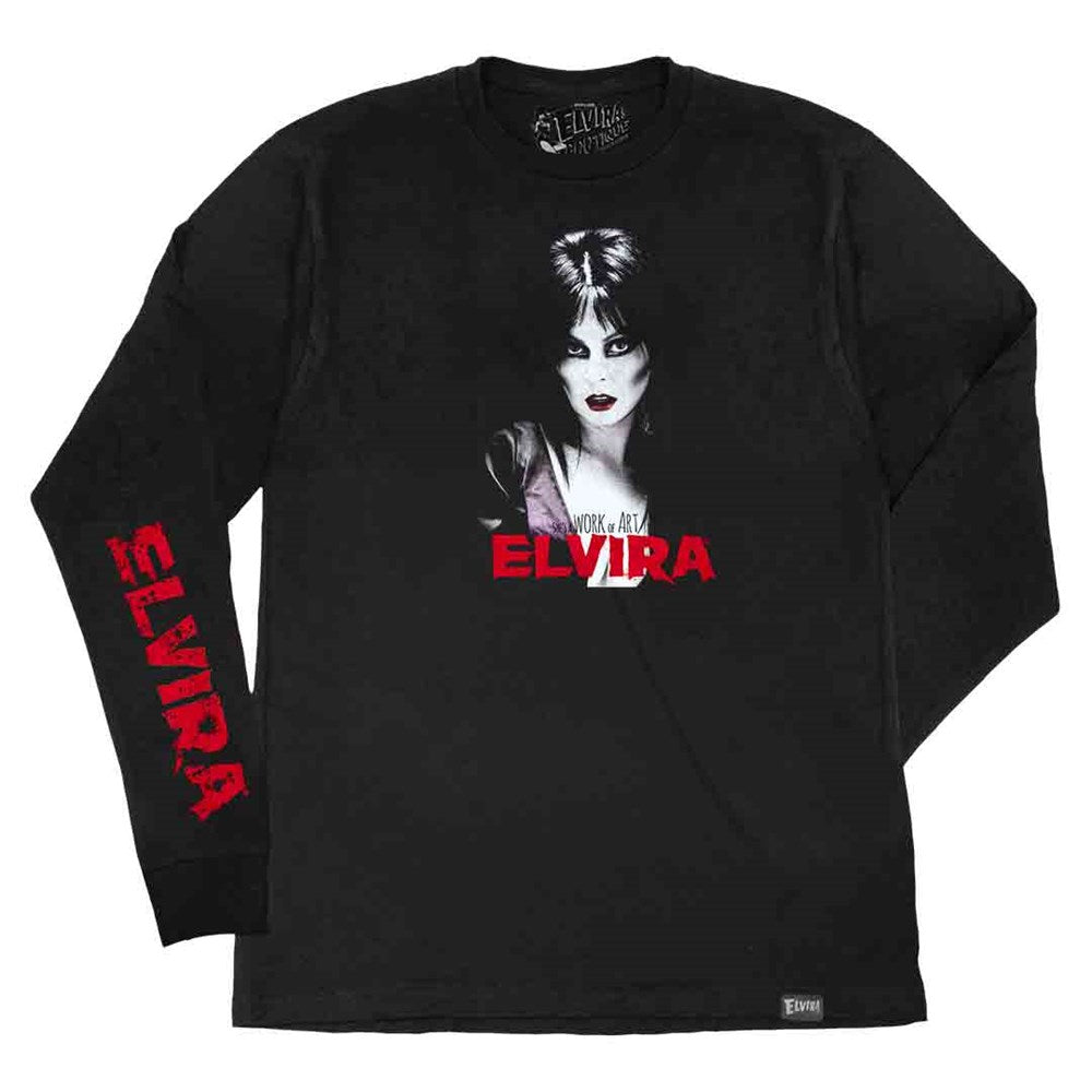 Elvirifier Black Long Sleeve Shirt