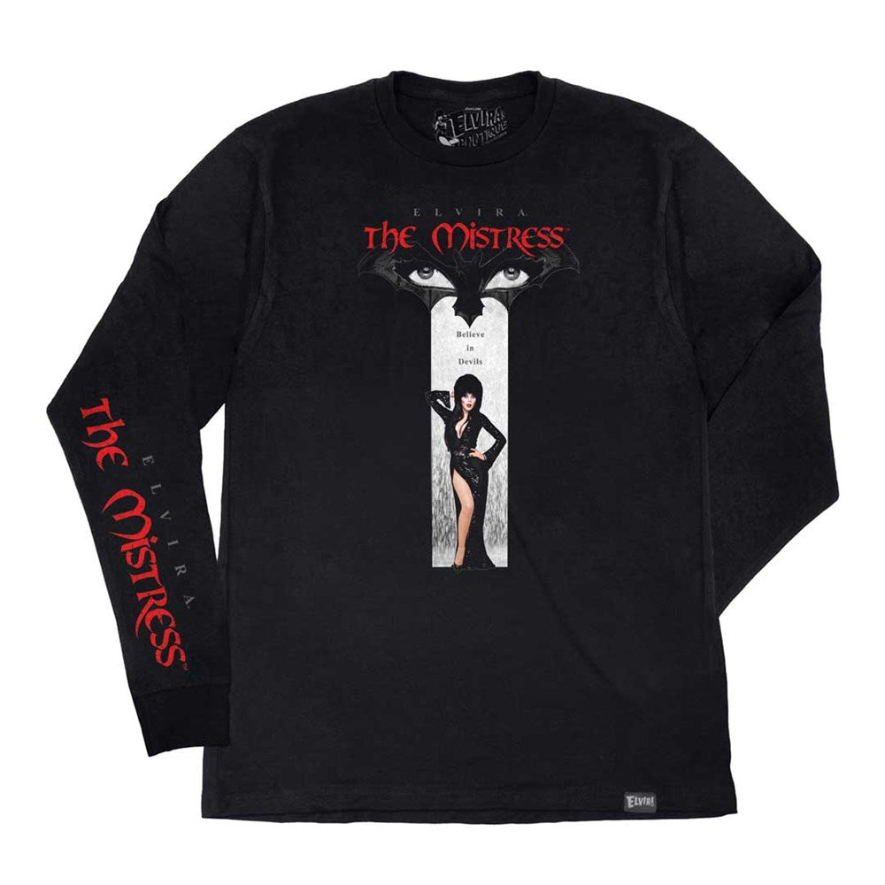 Elvira Mistress Crow Long Sleeve Shirt