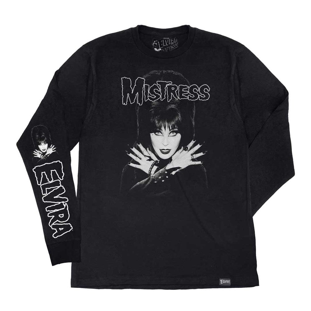 Elvira Mistress Fiend Long Sleeve Shirt