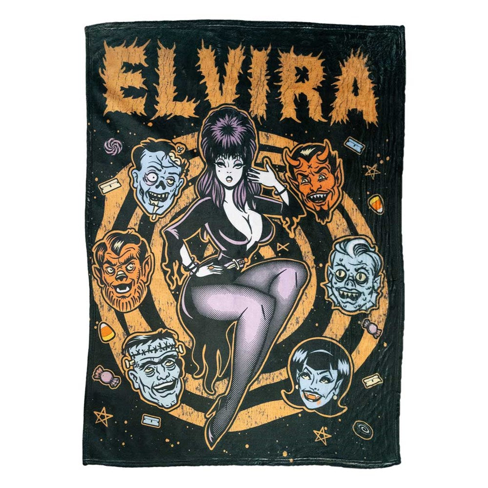 Elvira Ghouls Gone Wild Blanket