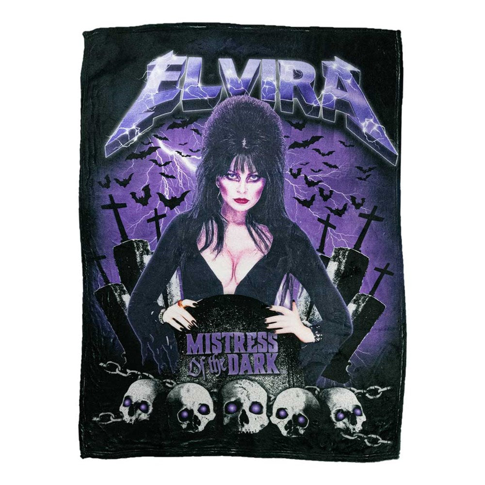 Elvira Ride The Bats Blanket