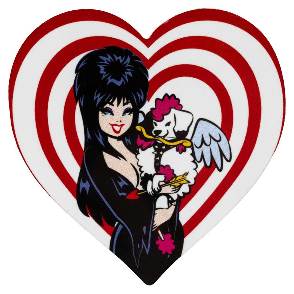 Elvira Viva Gonk Cupid Heart Magnet