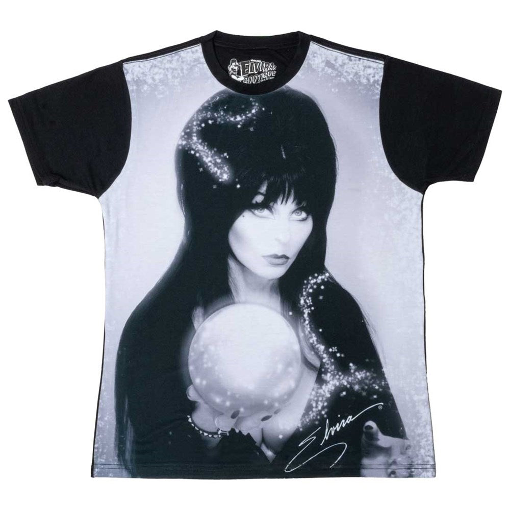 Elvira Crystal Ball Jumbo Print T-shirt