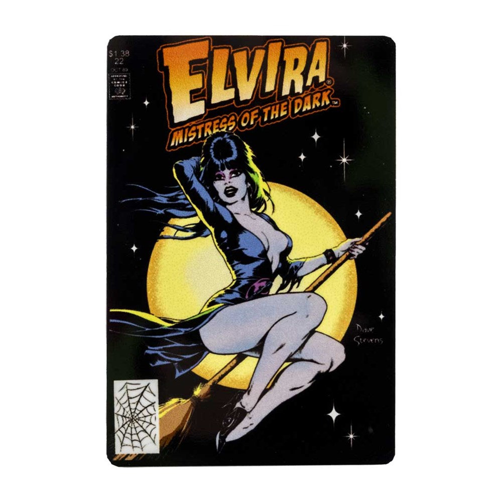 Elvira Comic Witch Magnet