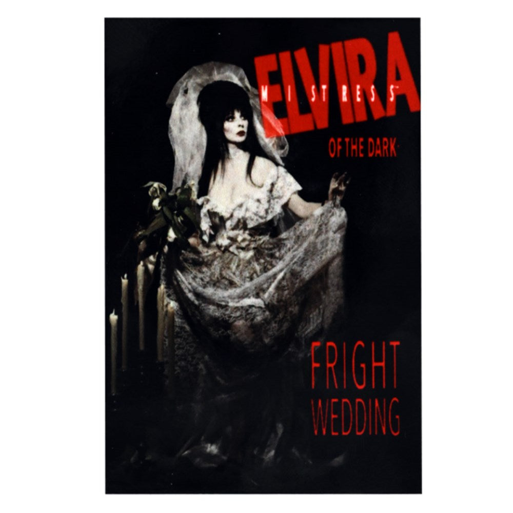 Elvira Fright Wedding Rectangle Magnet