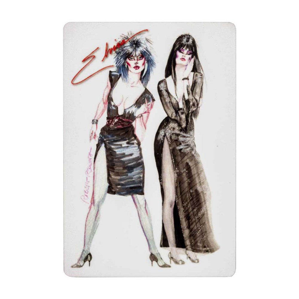 Elvira X Robert Redding Sketch New Wave Magnet