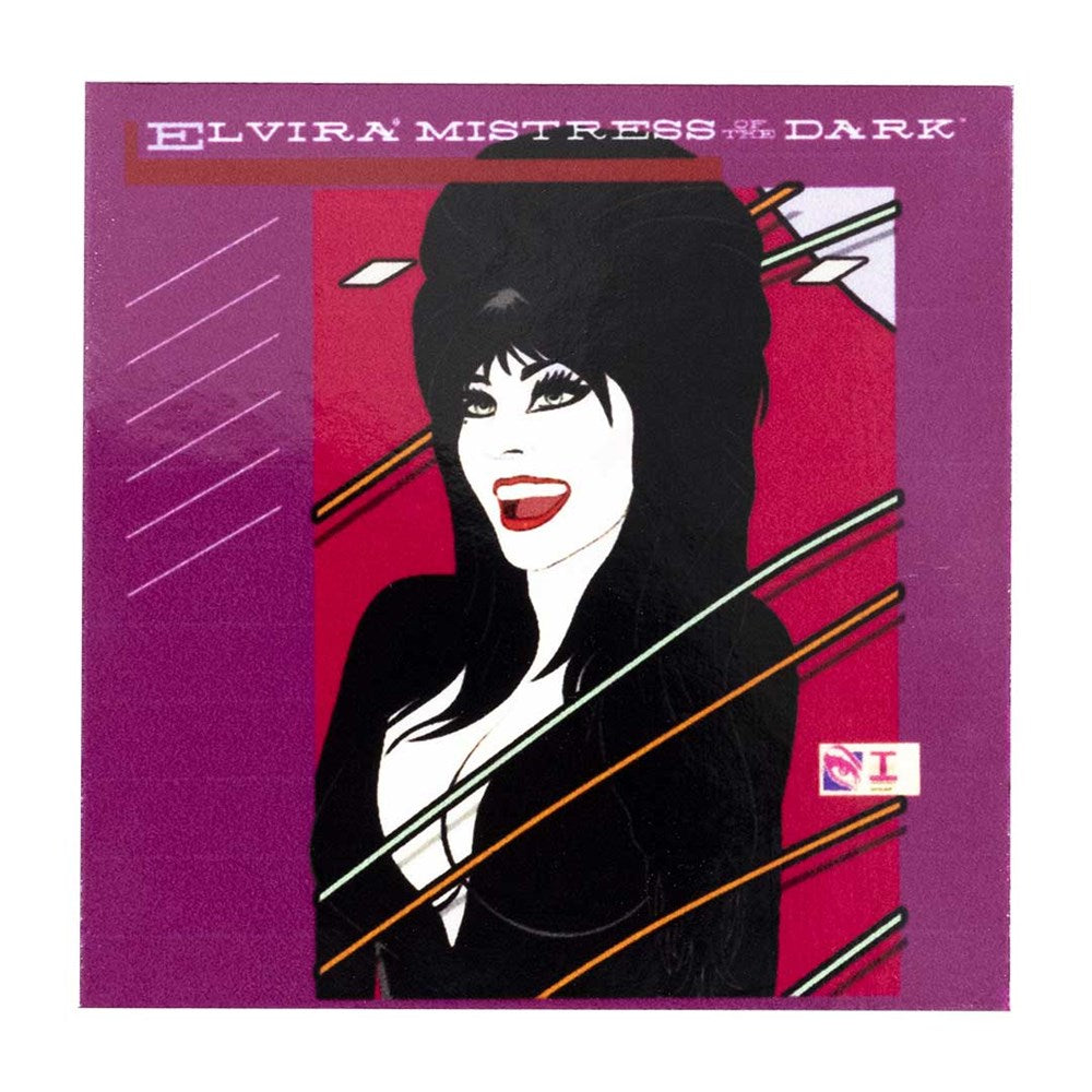 Elvira 80's Rio Square Magnet
