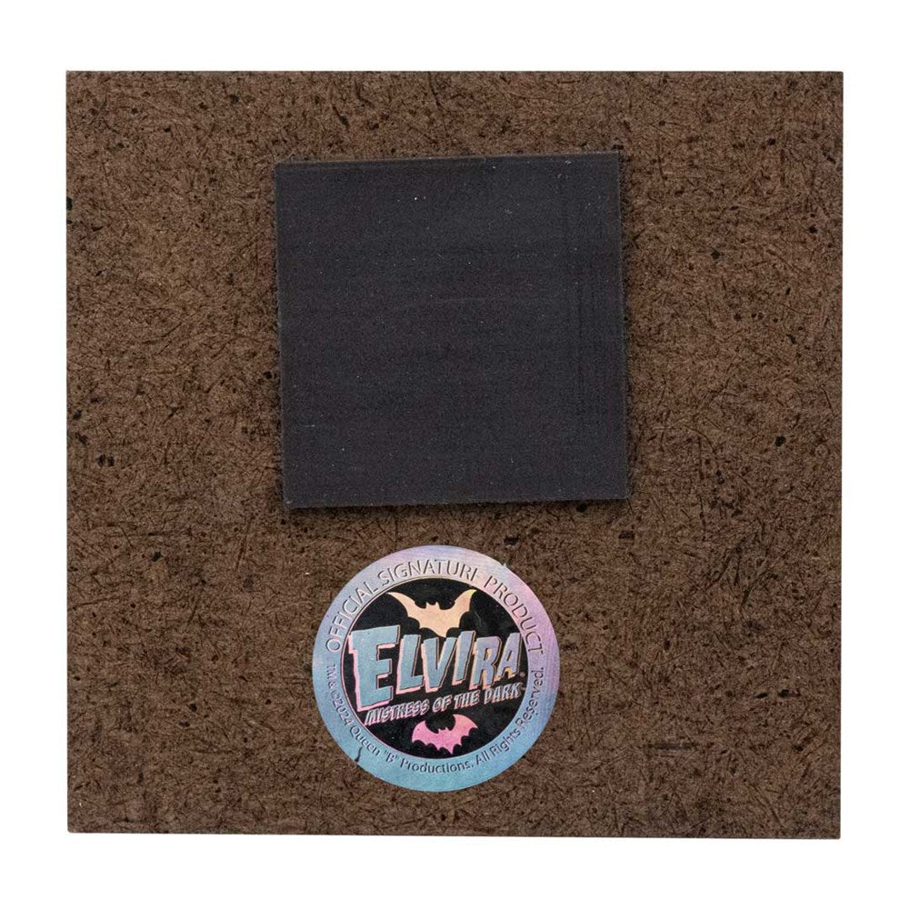 Elvira Peeker Rainbow Square Magnet