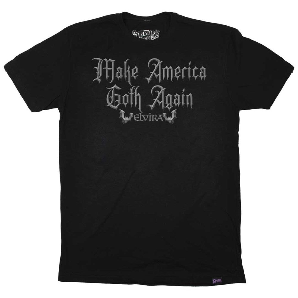 Elvira Make America Goth Again Bats Mens Tshirt