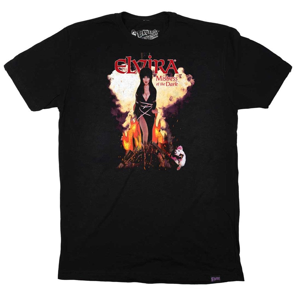 Elvira MOTD VHS Cover Black Tshirt