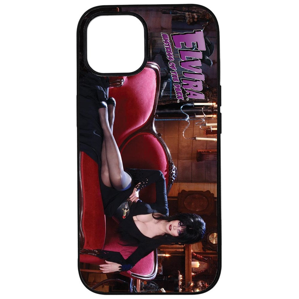 Elvira Couch Iphone Black Rubber Case