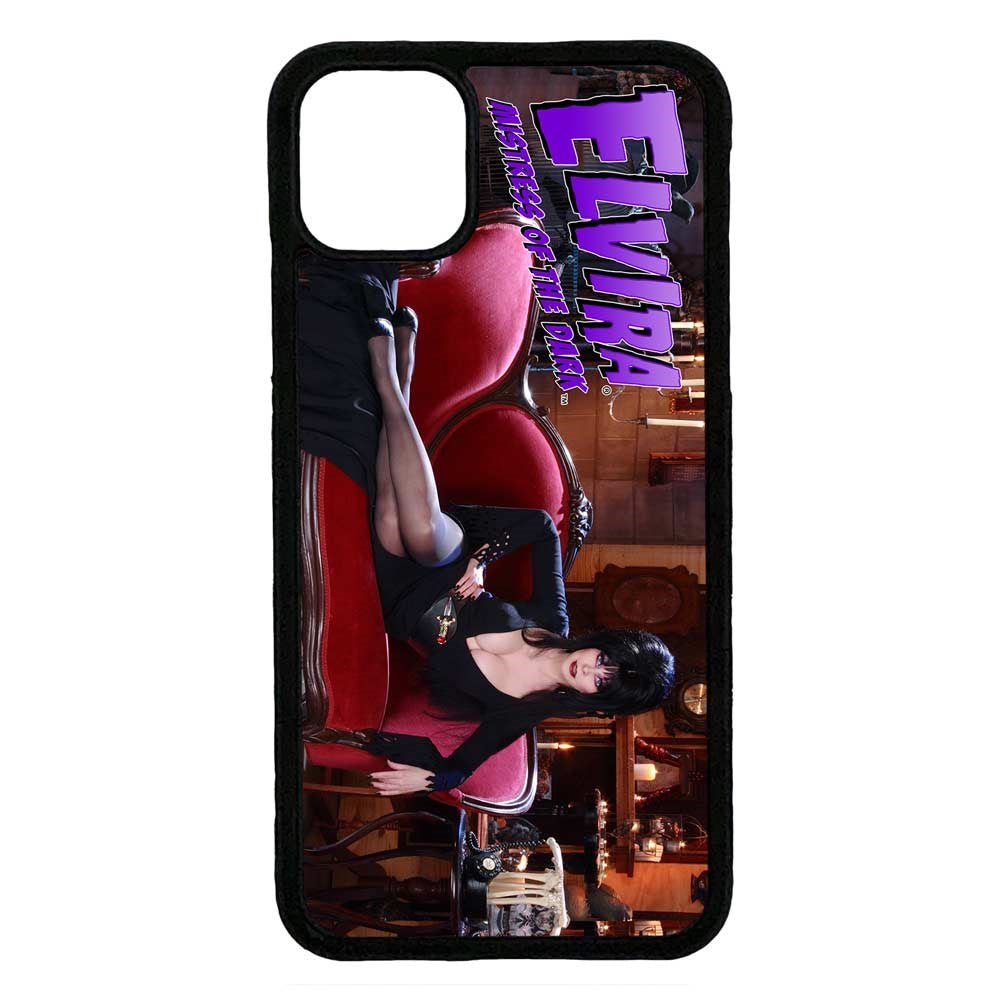 Elvira Couch Iphone Black Rubber Case