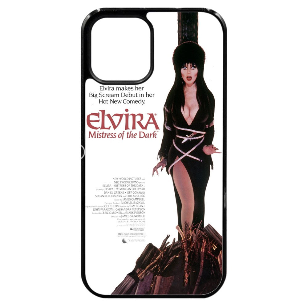 Elvira MOTD Movie Iphone Black Rubber Case