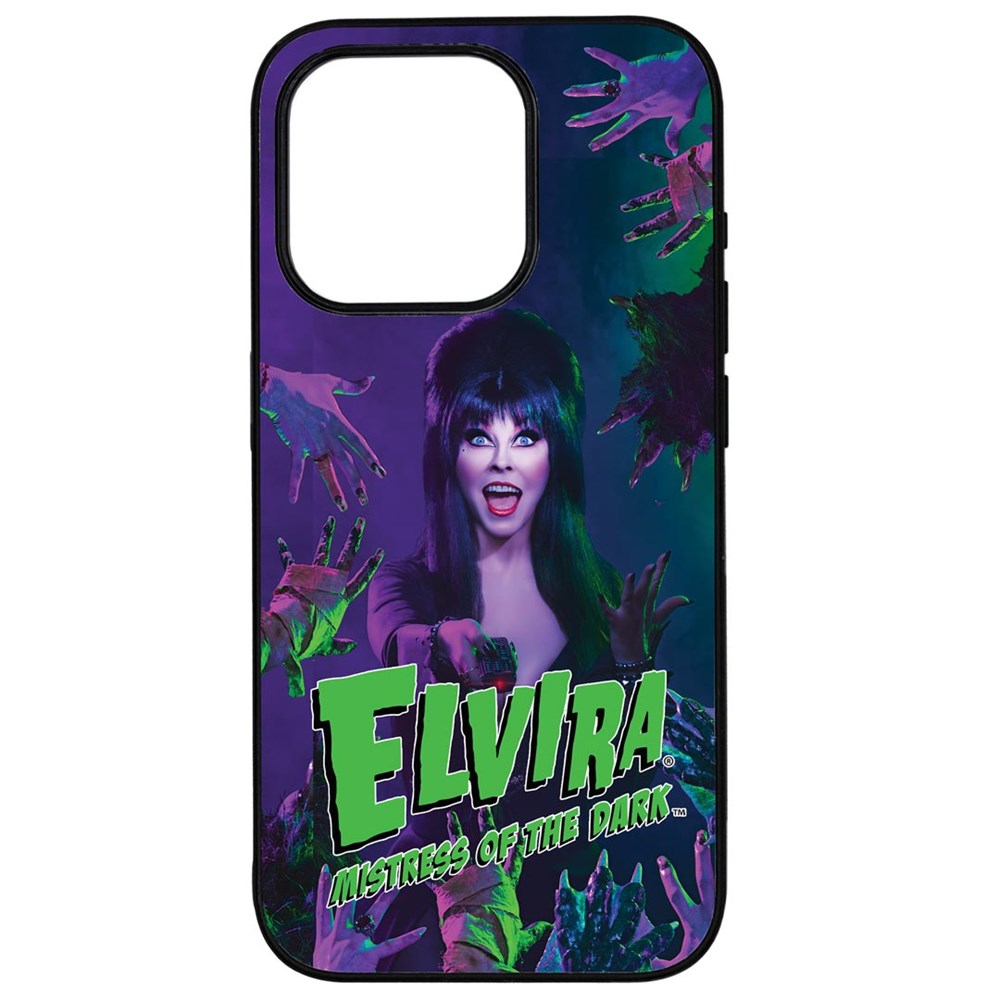 Elvira Monster Remote Iphone Black Rubber Case
