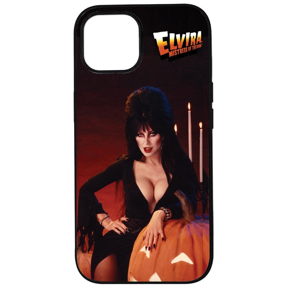 Elvira Pumpkin Iphone Black Rubber Case
