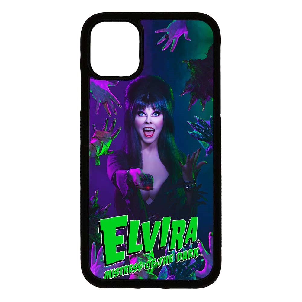 Elvira Monster Remote Iphone Black Rubber Case