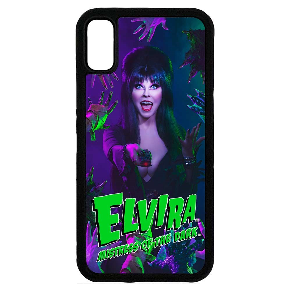Elvira Monster Remote Iphone Black Rubber Case